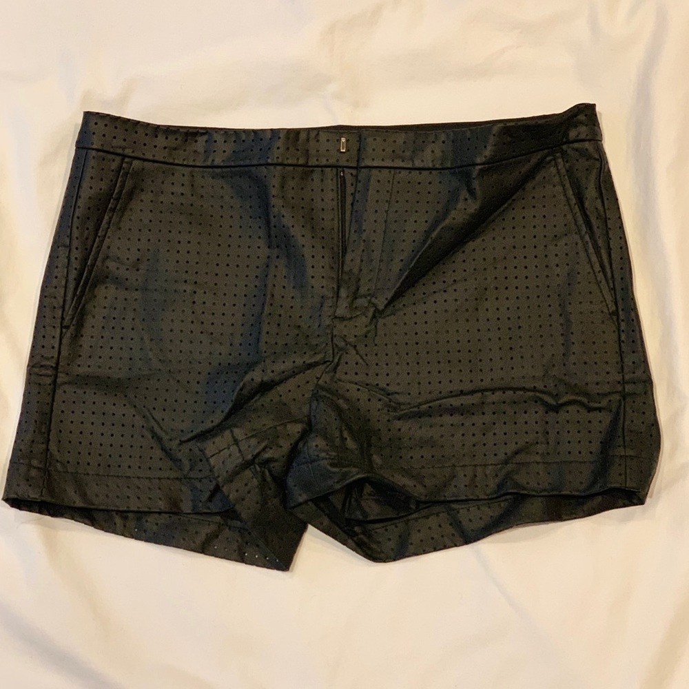 Banana Republic Faux Leather Shorts HOT